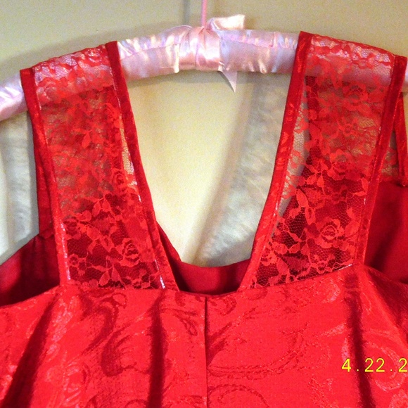 Red Dress with Jacket - Picture 3 of 6